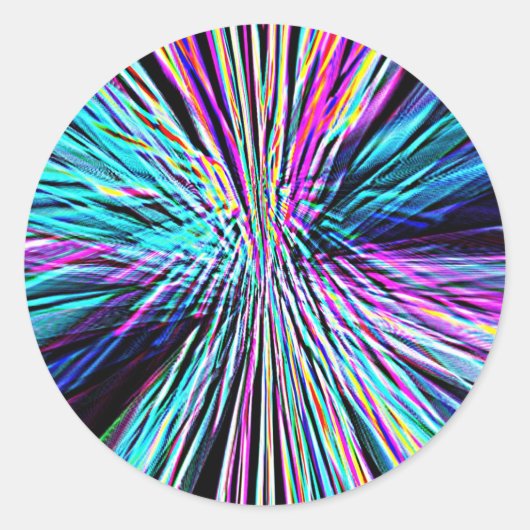 Opnieuw Creëer Supernova door Robert S. Lee Ronde Sticker (Voorkant)