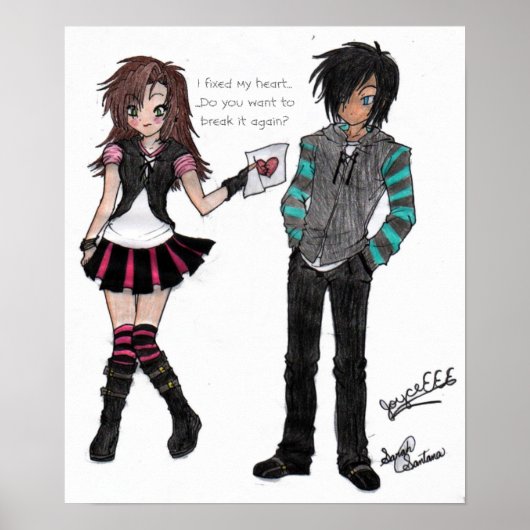 Opnieuw de verkeerde persoon houden poster (Voorkant)