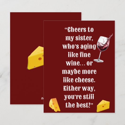 Opnieuw een boete feestdagenkaart (Voorkant / Achterkant)