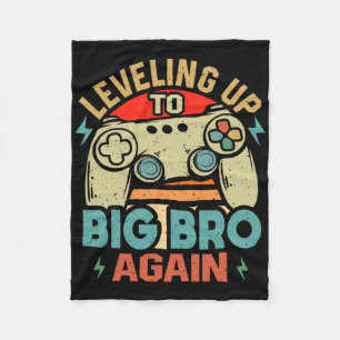 Opnieuw een grote broer worden Vintage Gamer Broth Fleece Deken