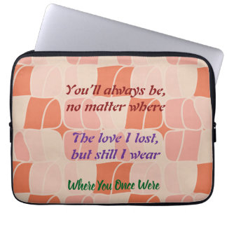 Opnieuw en altijd gekozen, voor jou videoversie laptop sleeve