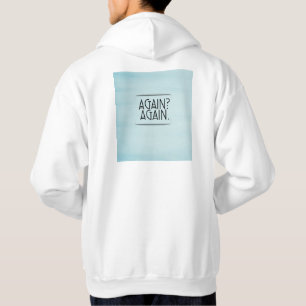 Opnieuw en opnieuw motivatie en succes hoodie