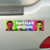 OPNIEUW GEBOREN AMERIKAANS BUMPERSTICKER (Op auto)
