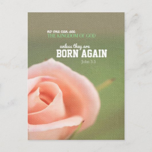 Opnieuw geboren briefkaart (Voorkant)