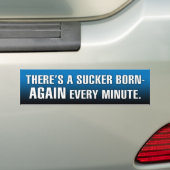 Opnieuw geboren bumpersticker (Op auto)