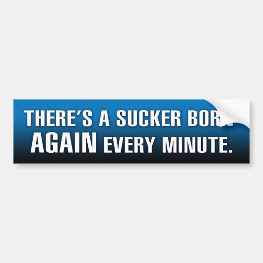 Opnieuw geboren bumpersticker (Voorkant)