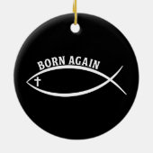 Opnieuw geboren keramisch ornament (Achterkant)