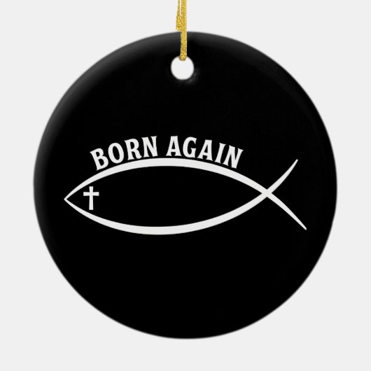 Opnieuw geboren keramisch ornament (Achterkant)