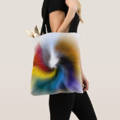 "Opnieuw geboren Regenboog" Tote Bag (Dichtbij)