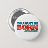 Opnieuw geboren ronde button 5,7 cm (Voorkant /achterkant)