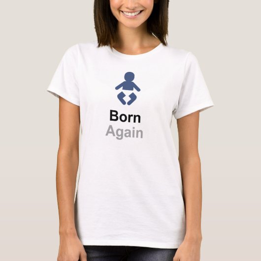 Opnieuw geboren t-shirt (Voorkant)