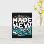 Opnieuw gemaakt gedoopt Doop  Kaart (Gele Bloem)