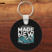 Opnieuw gemaakt Gedoopte Doop  Sleutelhanger (Voorkant)