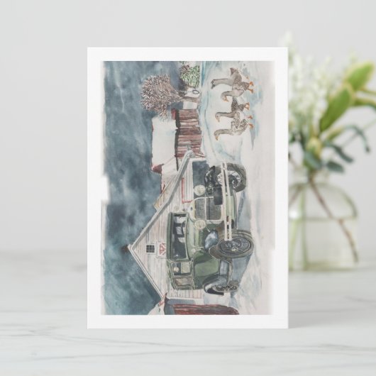 Opnieuw Geprikt Kaart (Staand voorkant)