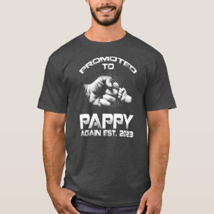 Opnieuw gepromoot in Pappy Est 2023 Funny Fathers T-shirt