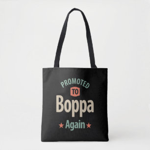 Opnieuw gepromoot naar Boppa Grootvader Gift Tote Bag