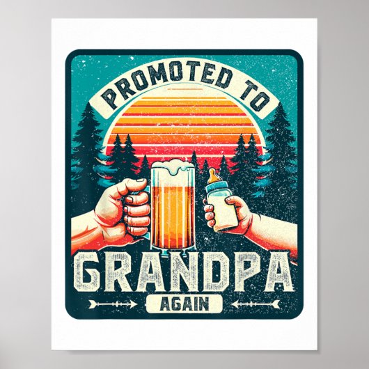 Opnieuw gepromoot naar opa poster (Voorkant)