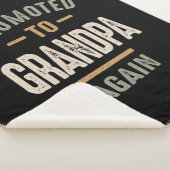 Opnieuw gepromoot naar opa - vader en opa sherpa deken (3/4)