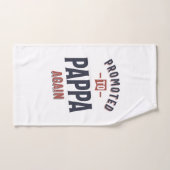 Opnieuw gepromoot naar Pappa | vader opa Handdoek (Handdoek)