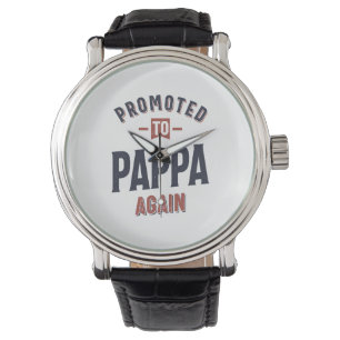 Opnieuw gepromoot naar Pappa   vader opa Horloge