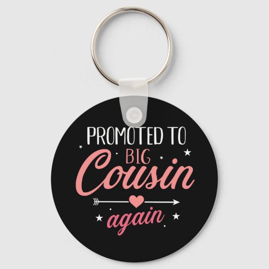 Opnieuw gepromoveerd naar grote neef sleutelhanger (Voorkant)