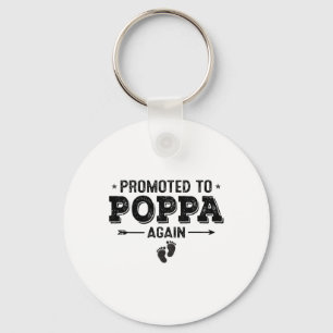Opnieuw gepromoveerd tot Poppa door grootouders Sleutelhanger