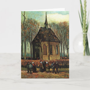 Opnieuw gevormde Kerk in Nuenen, Van Gogh Fine Kaart