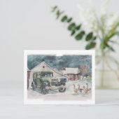 Opnieuw goosed briefkaart (Staand voorkant)