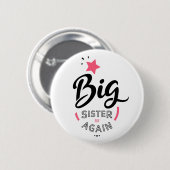 Opnieuw grote zus ronde button 5,7 cm (Voorkant /achterkant)