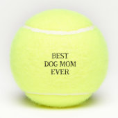 Opnieuw hond mam grappig tennisballen (Achterkant)
