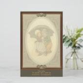 Opnieuw  illustratie Letterhead weergeven Briefpapier (Staand voorkant)