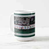 "Opnieuw instellen" Mah Jongg mok (Voorkant links)