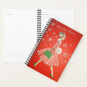 Opnieuw Kerstmis! Mid Century Lady op hoge hakken Planner (Display)