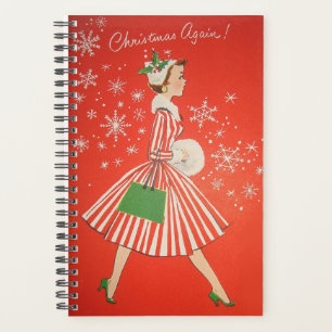 Opnieuw Kerstmis! Mid Century Lady op hoge hakken Planner