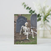 Opnieuw levend skelet briefkaart (Staand voorkant)