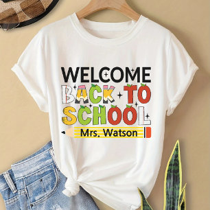 Opnieuw naar school T-shirt op maat, eerste school
