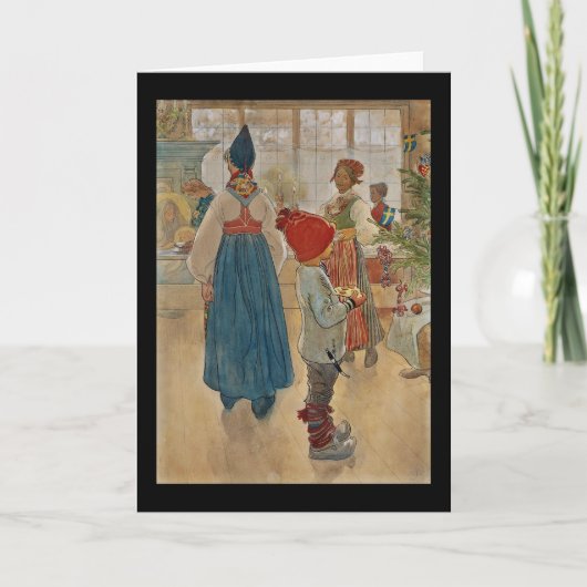 Opnieuw NIEUWE de Tijd van Kerstmis Feestdagen Kaart (Voorkant)