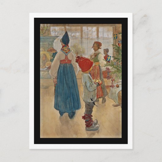 Opnieuw NIEUWE de Tijd van Kerstmis Feestdagenkaart (Voorkant)