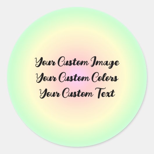 Opnieuw ontwerpen vanaf nul - Ontwerp dit Ronde Sticker (Voorkant)