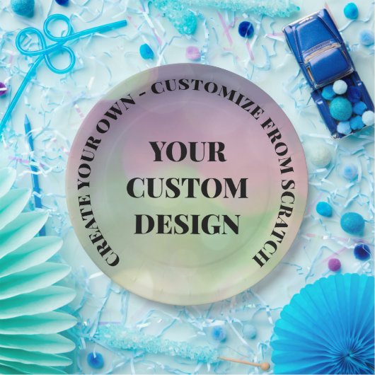 Opnieuw ontwerpen vanuit Scratch! Creëer Uw eigen Papieren Bordje (Feest)