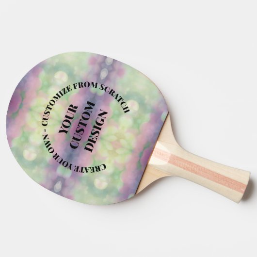 Opnieuw ontwerpen vanuit Scratch! Creëer Uw eigen Tafeltennisbatje (Zijkant)