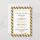 OPNIEUW OPGENOMEN Elegant GHANA met Gold Script We Kaart (Voorkant)
