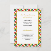 OPNIEUW OPGENOMEN Elegant GHANA met Gold Script We Kaart (Achterkant)