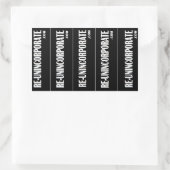 OPNIEUW OPNEMEN RECHTHOEKIGE STICKER (Tas)