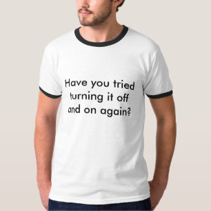 Opnieuw opstarten t-shirt