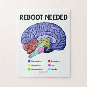 Opnieuw opstarten vereist (Anatomical Brain Humor) Legpuzzel
