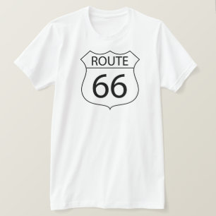 Opnieuw over de weg - VS T-Shirt -Route66-Custom T