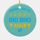 Opnieuw promoten naar Big Bro Funny Leveling tot Keramisch Ornament (Achterkant)