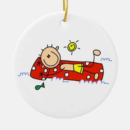 Opnieuw richten op luchtmatras keramisch ornament (Voorkant)