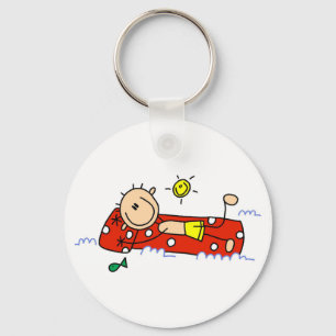 Opnieuw richten op luchtmatras sleutelhanger